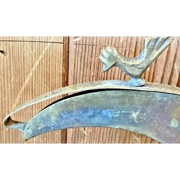 Brass Islamic Dallah Arabic Coffee Pots Middle Eastern India Set Of 3 - Picture 12 of 16